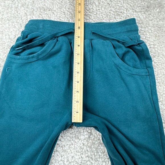 Zyia Active Sleepover Jogger Sweatpants Emerald Teal Green - Picture 11 of 12